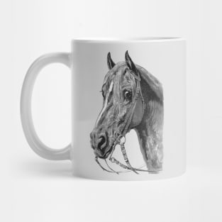 Horse Head Drawing Mug